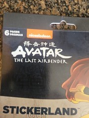 Avatar The Last Airbender Sticker Book 120 Stickers 6 Pages 20 Each All The Same