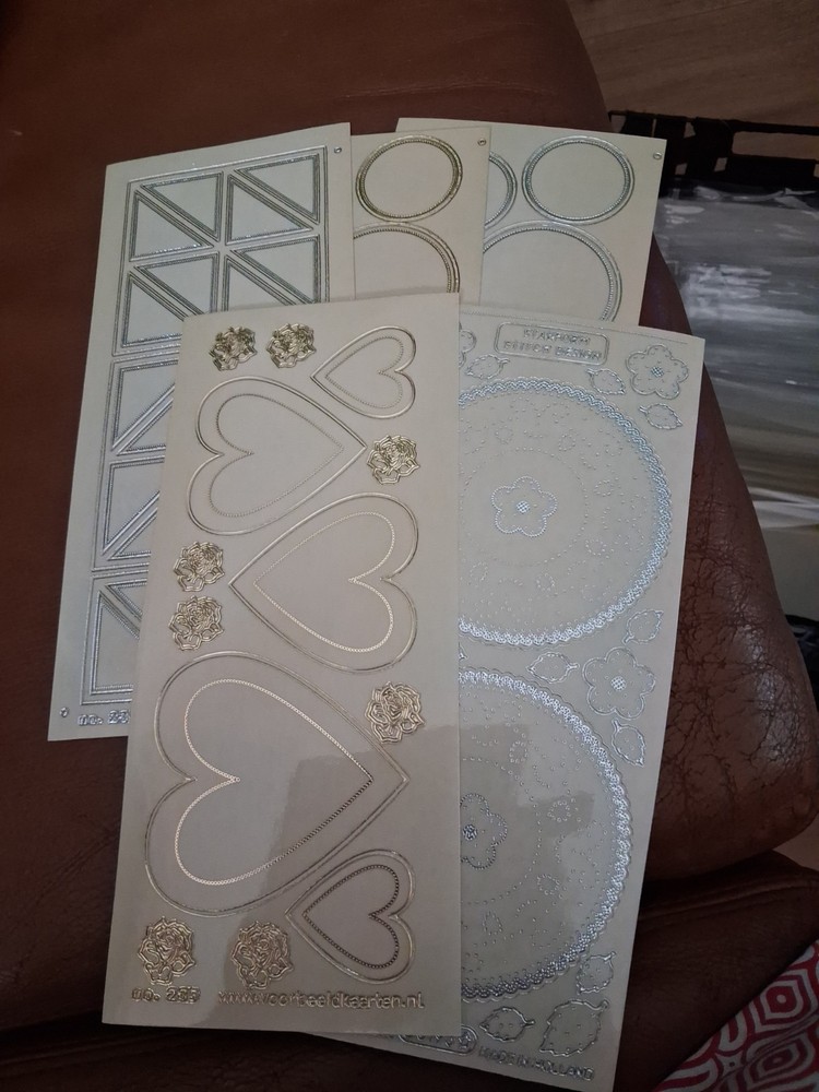 5X STICKERS SCRAPBOOKING NEW (ST1479) MIX TRANSPARENT