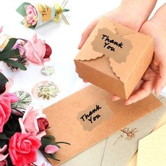 200PCS Kraft Label Stickers, 2″ x 3″ Writable Gift Labels – Self-Adhesive