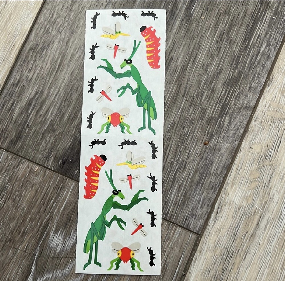 Mrs. Grossman’s Stickers Insects Praying Mantis Bugs