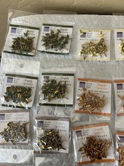 22 Lot Matte Finish Brads + 4 Lot 3mm Brads Sealed Packs