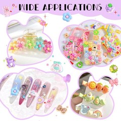 Fake Candy Charms 120PCS Cute Flatback Resin For Slime, Small,
