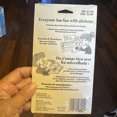 1997 Nickelodeon RUGRATS Stickers 2 Sheets American Greetings NIP