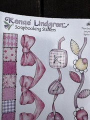 Creative Imaginations Renae Lindgren 5.5x12inch Sticker ~ Baby Girl Lot Of 5