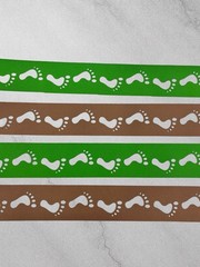 Creative Memories Footprints 12” Border Cardstock Die Cut Shapes 4 Pieces