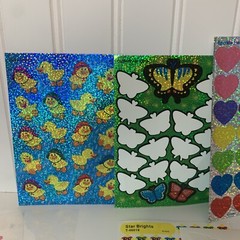 Vintage Sticker Sheets Used Mixed Lot Loose Sheets AS IS