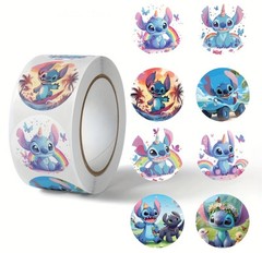 100 LILO & STITCH ASSORTED 1″ STICKERS LABELS SEAL DISNEY PARTY FAVOR GIFT MOVIE