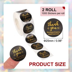 1000Pcs 1″ Thank You Stickers Roll Style6