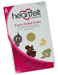 Bundle Heartfelt Creations Dies + Stamps Furry-Tailed Frolic Squirrel Acorn Fun
