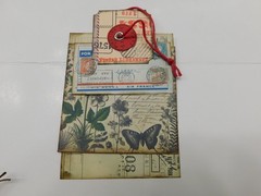 Junk Journal Add-Ons Handmade Tags Card Envelope File Clipboard Ephemera Set 5