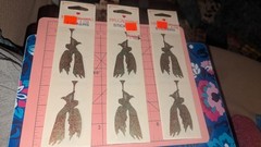 Vintage Mrs Grossmans Stickers Metal Angels Lot Of Three Packages-6 sheets READ