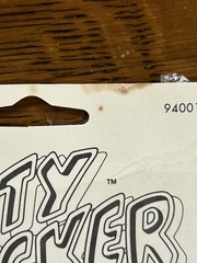 Vintage 1982 CITY SLICKERS Foil Stickers Dress a Cat 2 Sheets CTP Open Package