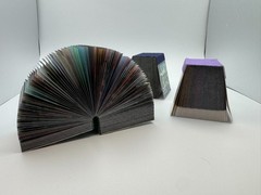 Mo Card Vellum Small Books Qty 4 Floral Van Gogh Color Vintage-theme Scrapbook