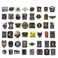 Stickers Military Veterans Vinyl Decal Stickers USA Flag Army Pack Lot 35pcs