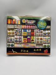 VTG SandyLion 1500 Sticker Set Box Rare Metallic Prismatic Teacher Y2K Lot