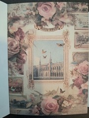 120 Sheets Vintage Material Scrapbooking Paper Pack The Rose Manor 5 1/2X 3 3/4