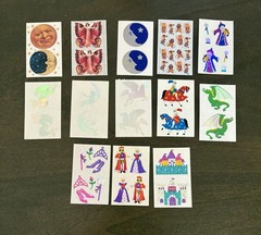 Vintage Mrs.Grissman’s and Gifted Sticker lot “Fantasy & Whimsy”
