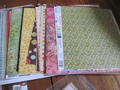 Mixed Lot of Scrapbooking Paper 100+ Pages