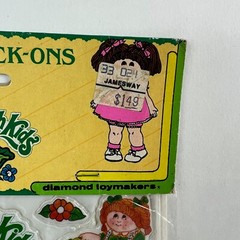 Vintage Cabbage Patch Kids Stick-Ons Puffy Stickers 1983 Diamond Toymakers NEW