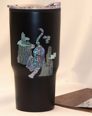 National Museum of Korea Mother-of-Pearl Holographic Vinyl Sticker Waterproof