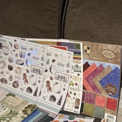 HUGE 12×12 SCRAPBOOK PAPER LOT~200 Shts.~Mixed Themes~NEW