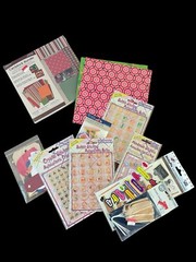 Scrapbooking Cardstock, Sticker And Magnet Square Bundle