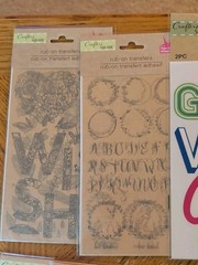 Lot Of 16 Crafter’s Square Rub On Transfers Numbers Alphabet Leafs Pumpkins Sea