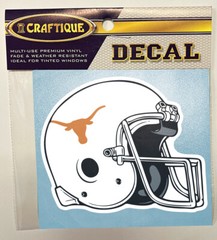 University of Texas LONGHORNS FOOTBALL HELMET Vinyl Decal Sticker
