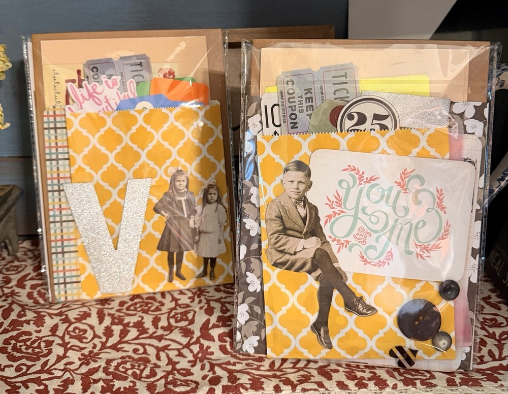 50pc JUNK JOURNAL Paper Pack Vintage Paper Ephemera Mystery Scrapbook Card Lot