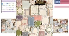 Aesthetic 120pcs Vintage Scrapbooking Paper – Ideal for Junk Journals & Planners