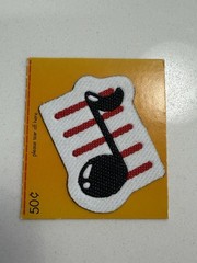 Vintage Rare Hallmark Music Note Sticker Patch
