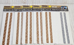 Pioneer 5 Packs Self Adhesive Metallic Photo Corner1020 Photo Album Stickers New
