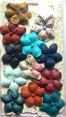 MARRI COLLECTION REFLECTIONS – 12 Paper Flower Mix with Centres 40mm PRIMA EBRB