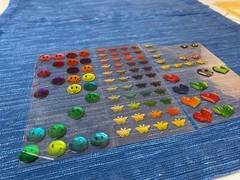 Lot Vintage 80’s 90’s Puffy Glitter Butterfly Hearts Happy Face Sticker Mod 988A