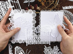 Vintage Scrapbook Paper Lace for Scrapbooking Supplies Kit, 40 Pcs