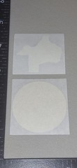 vintage Stickers,TEXAS lot Of 2 Foiled And Themed