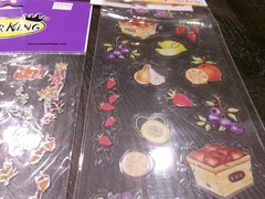 Mixed Lot Of Thanksgiving/Fall Theme Stickers, Scrapbooking/Crafts, New & Used