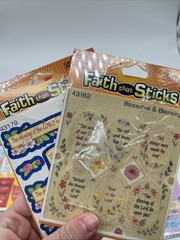 Faith That Sticks STICKERS – NEW Illustrated Bible Verses Give Thanks Psalms