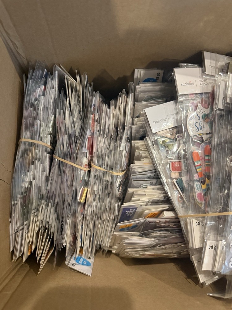 NEW Lot of 250 Recollections Stickers – Wholesale Scrapbooking Stickers – Mixed