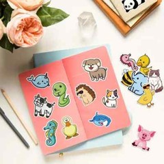 200 Pcs Children’s Cute Waterproof Animal Sticker Set for Kids – Great Value