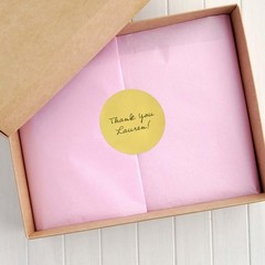 Matte Gold Foil 2″ Embossing Seal Stickers – 500 Round Blank Color Coding Labels