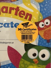 TREND Kindergarten Certificate Owl-Stars PK-K Certificates & Diplomas 8.5″ x …
