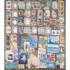 Vintage Scrapbook Supplies Pack (200 Pcs) for Art Journaling Junk Journal7221