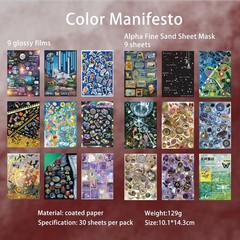 800+ Pcs Y2K Vintage Sticker Book – 30 Sheets Retro Cut-Out Stickers for Junk Jo