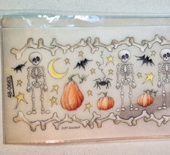 Provo Craft Home Accents «First Impressions» Halloween rub-on transfer sheet NIP