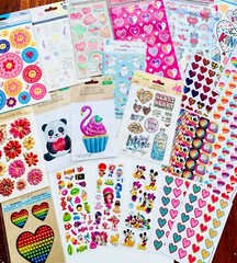 Love Heart Themed 559+ Stickers 4 Kids Teens Teachers Party Gifts DIY Cards