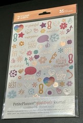 (2) Erin Condren Sticker Sheets PetitePlanner Gratitude Journal Stickers