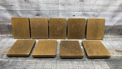 Ellison 3” Block Numbers DieCuts Lot Of (9) 5”X6”