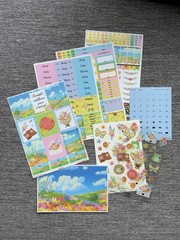 simply gilded Wildflower deluxe sticker kit Planner Sticker & Deco Sheet Set