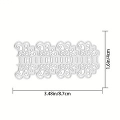 Ribbon lace border edge metal craft die cut cutting paper machine cutters
